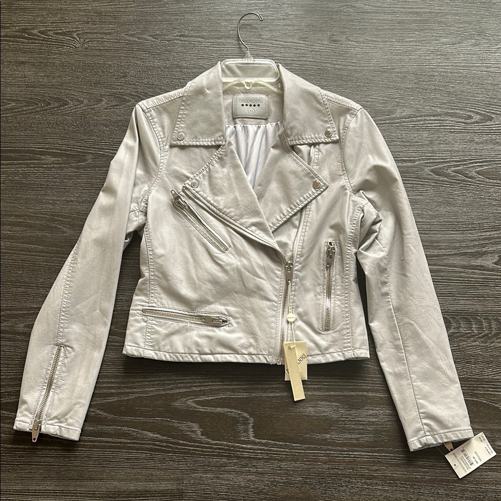 Women's Faux Leather Moto  Jacket
